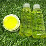 Glowing yellow brightening and whitening package plus contains 3 skinnova Skincare set
