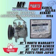 Original Japan Denso Perodua Kancil Viva Kelisa Kenari Aircond Compressor