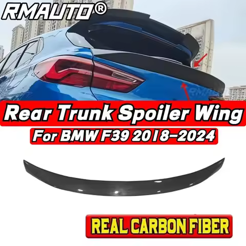 For BMW X2 F39 2018 2019 2020 2021 2022 2023 Rear Spoiler Wing Body Kit Gloss Black BMW F39 Car Rear