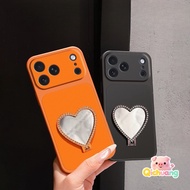 Leather Phone Case For Vivo V19 V17 IQOO U5 U5X U3 U3X U1 U1X 5G 4G Heart Makeup Mirror Stand Case S