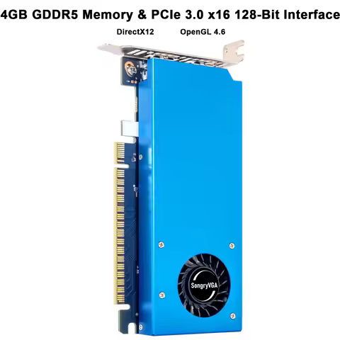 SongryVGA GeForce GTX 1650 4GB GDDR5 Low Profile Graphics Card,128-bit PCIe 3.0,HDMI & DisplayPort,f