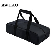 [AWHAO] 8 Compartments Bocce Ball Bag Water-Resistant Bocce Storage Bag Double Zipper Bocci Carry Ca