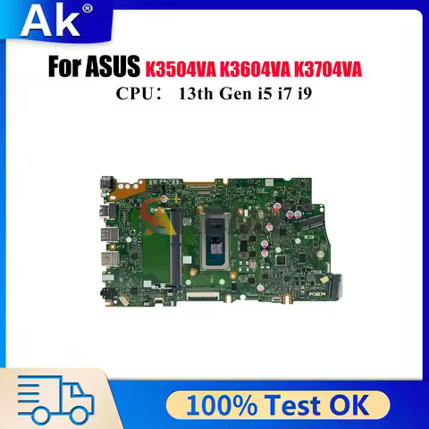 X1505VA Laptop Motherboard For ASUS VivoBook K3604VA X1505V K3504ZA X1505VA K3704VA K3604ZA K3504VA 