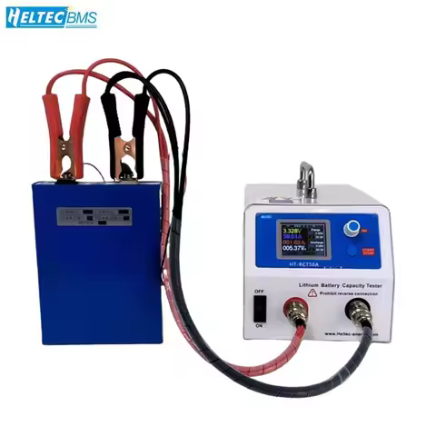 Battery Capacity Tester Charge 10A30V/50A5V Li-ion LiFePo4 Hybrid NiMH Load Detection Circle Tester 