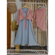 Robe andin set hijab 6-7 Years Old Number 4-6 Years Old