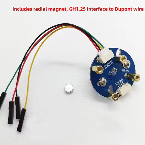 AS5600 12-Bit High Precision Magnetic Encoder Module I2C Angle Speed Sensor with Radial Magnet and M