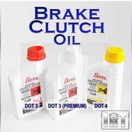 Brake Clutch Oil Heavy Duty Fluid Dot 3 Dot 4 Premium Genuine Brek Klac Minyak Tahan Lasak Cecair Ke