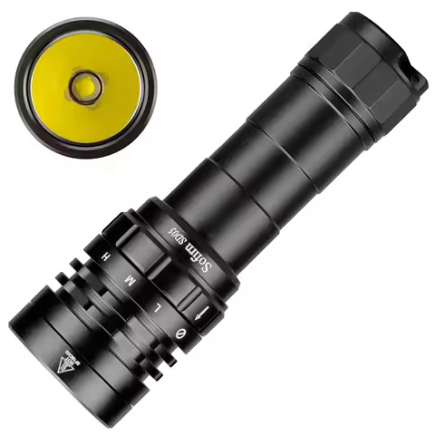 Sofirn SD05 Scuba Diving Flashlight XHP50.2 Super Bright 3000lm 21700 Battery Dive Torch with Magnet