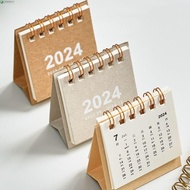 NEEDWAY 2024 Calendar, Standing Flip Calendar Schedule Planner Desktop Calendar, Simple Agenda Organizer Daily Schedule Yearly Agenda Mini Desk Calendar Festival Gifts