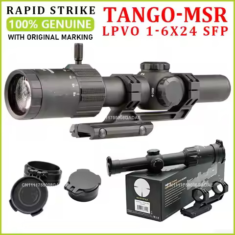 【GENUINE】SG SR TANGO-MSR LPVO 1-6×24MM FFP Optic Rifle Scope Illuminated MSR BDC-6 Reticle w/30MM AL