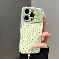 Spring Garden Green Gingham Floral Butterfly Print Phone Case For Realme C2 11 14x 15 20 21 25 30 31