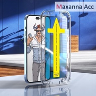 [MAXANNA] SUPERFIT TEMPERED GLASS ANTI-SCRATCH CLEAR TRANSPARENT GLASS SAMSUNG A02S A03S A04 A04E A0