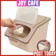 ⭐ Rice Storage Box With Wheels -10 kg Kotak Penyimpanan Beras