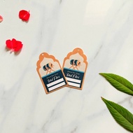 (ISI 10) HANGTAG BAJU PRODUK PUTIH COKLAT / HANGTAG PRODUK / HANGTAG POLOS IDUL FITRI LEBARAN HANGTA