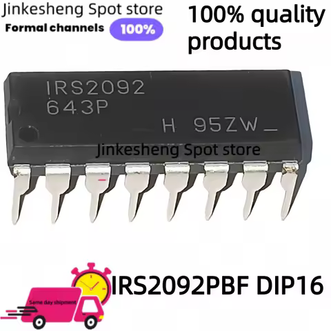 1-10PCS Original Audio Amplifiers IRS2092PBF DIP16, in stock, IRS2092PBF, IRS2092, 100%