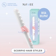 NVMEE - Catokan Pelurus Pengeriting Scorpio Hair Styler Bisa Dilipat