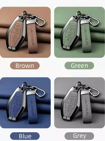 Zinc Alloy Car Remote Key Fob Case Cover Protect Shell Bag For Chery JETOUR X70 X70plus X70m X90plus