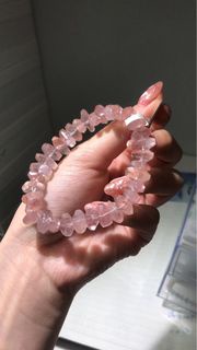 俄羅斯士多啤梨水晶切面手鏈（已絕礦）俄啤