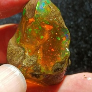Opal Rough Stone Opal Rough Stone Fire Color Opal Opal Mineral Crystal Ore Teaching Specimen Colorfu