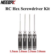 NEEBRC 1.5mm 2.0mm 2.5mm 3.0mm RC Hex Driver Set Hex Allen Screwdriver Kit For RC Plane FPV Racing D