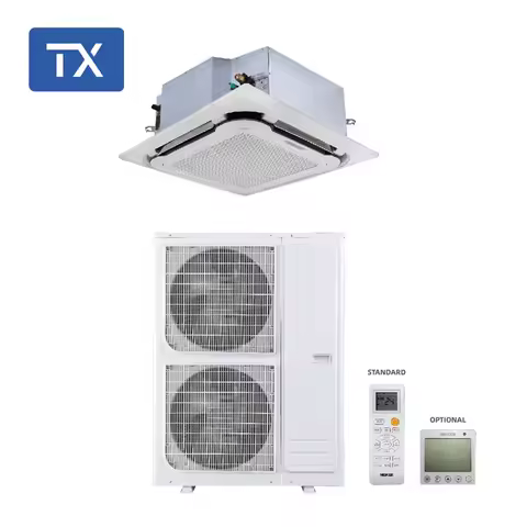 Air Conditioner Inverter Cassette 48000 Btu 4 Ton Split Unit Ceiling Cassette