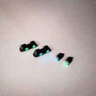 Decorative Fluorescent Glock Metal g17 Luminous Sight Accessories Armor Galaxy g22 New Toy Machine g