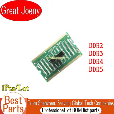 Memory Slot DDR2 DDR3 DDR4 DDR5 Diagnostic Analyzer Test Card SDRAM SO-DIMM Pin Out Notebook LED Tes