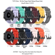 T2P 20mm Strap Amazfit Active 2 2025 - Silicone Rubber Watch Strap