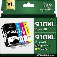 910XL 910 Ink Cartridges Combo Pack Compatible for HP 910 Ink Cartridges Replacement for HP 910 XL P
