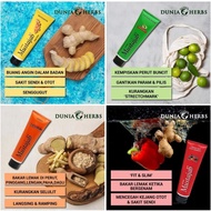Dunia Herbs lotion mustajab lotion panas losyen bakar lemak 130gm