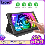Eyoyo 10นิ้วหน้าจอจุดสัมผัส HD 1280X800 Portable IPS Screen จอภาพ HDMI Monitor แบบพกพาหน้าจอราสเบอร์