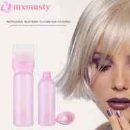 MXMUSTY Applicator Bottles Empty Bottle Hair Colouring Dispensing Comb Styling Tool Dyeing Shampoo B