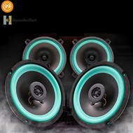 9S  4/5/6 Inch 100W 2-Way Car HIFI Coaxial Speaker Door Audio Music Stereo Tweeter Mid-woofer Full R