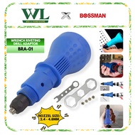 BOSSMAN BRA-01 Rivet Adaptor With 2pcs WrenchRriveting Drill Adaptor/Fast Rivet Nut Guns Riveting Dr