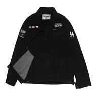 Men's patch jeans jacket