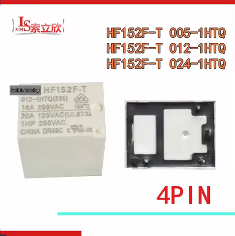 10PCS/lot 100% New Relay HF152F-T 012-1HTQ HF152F-T 024-1HTQ HF152F-T-012-1HTQ HF152F T 012 1HTQ 5V 