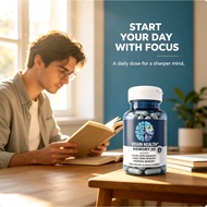 Brain Health Memory Capsules, Improve Focus & Cognitive, Daily Brain Nutrition Supplement
