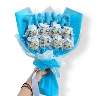 Buket Wisuda Boneka Frozen