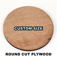 Custom size custom measurement Round Cut Plywood