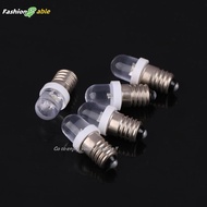 FAMY 5Pcs E10 Led Bulb E10 DC 3V 6V 12V 24V Instrument Bulb E10 Indicator Bulb Old Fashioned Flashli