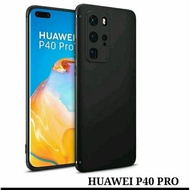 HP Huawei P40 Pro Case / P50 Pro Softcase Premium Black Casing Black Siliconehp