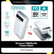 Romoss Sense 8PS Pro 30W 30000 mAh Powerbank Two-way Fast Charging Powerbank Type-C 3 input, 3 output