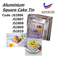 JS2806 /JS2807 / JS2808 / JS2809 / JS2810 6"-10" Aluminium Square Deep Cake tin / Loyang Empat Segi