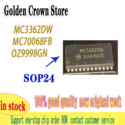 5pcs/lot MC3362DW MC3362 70068FB MC70068FB 885S03 OZ9998GN OZ9998 SOP-24 New and Original In Stock