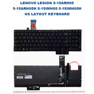 WHITE & BLUE LENOVO LEGION 5-15ARH05 5-15ARH05H 5-15IMH05 5-15IMH05H US LAYOUT KEYBOARD