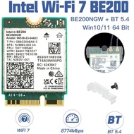 NEW Wifi 7 Card Wireless Intel BE200 NGW 802.11 Be BT 5.4 NGFF M.2 AX AC