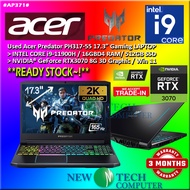 #AP371 USED ACER PREDATOR PH317 Helios intel i9-11900H 16GBD4 512GB SSD NVIDIA RTX3070 RTX 3070 8G 1