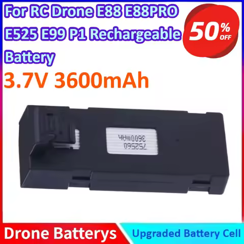 3.7V 3600mAh New Li-ion Battery for RC Drone E88 E88PRO E525 E99 P1 P3 P10 A13 RC Quadcopter Parts R