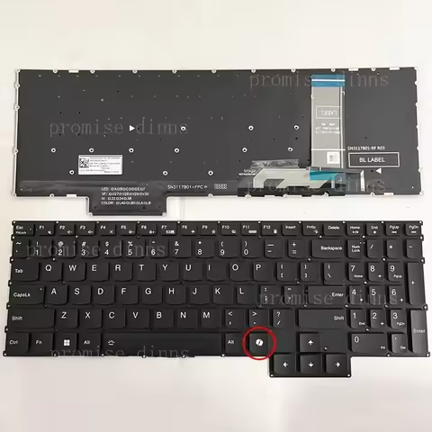 M for Lenovo LOQ 15ARP9 15IAX9 15IAX9E 15IAX9I 15IRX9 G5000 US Backlit Keyboard