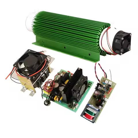 Adjustable Quartz Ozone Tube Accessories Air-Cooled 12G-50G PLC Control Water Ozone Generator for Ma